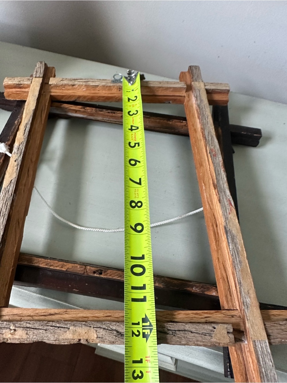 Vintage primitive Adirondack picture frames lot of 2 - Picture 7 of 9